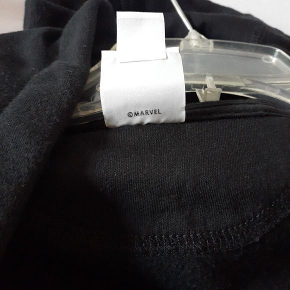 Marvel Black Panther Amazon Essentials Full Zip Up Hoodie Black NWT Adult XSmall - Picture 13 of 15